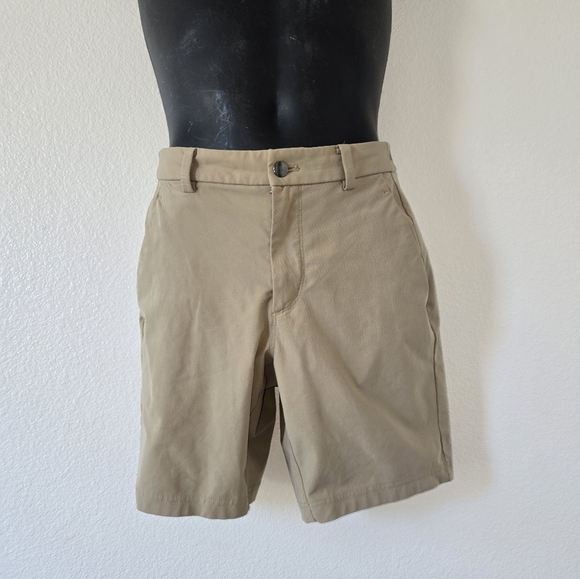 lululemon athletica Other - Lululemon ABC Short 9" in Tan color Classic Fit  Warpstreme Fabric size 34